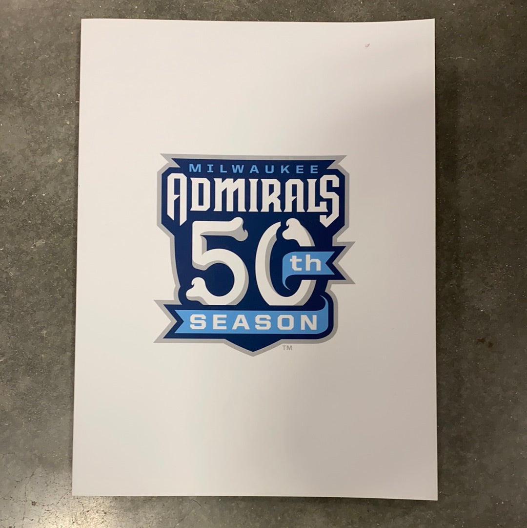 Milwaukee Admirals celebrate refrigerators with 50th season logo