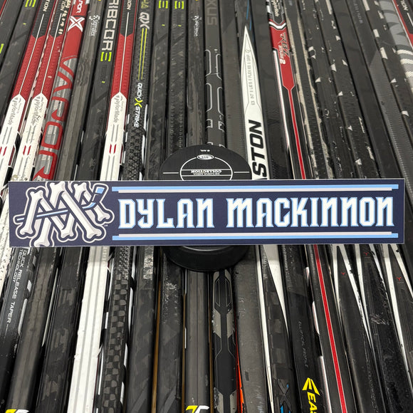 MACKINNON UNSIGNED NAMEPLATE
