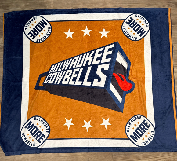 BLANKET MILWAUKEE COWBELLS