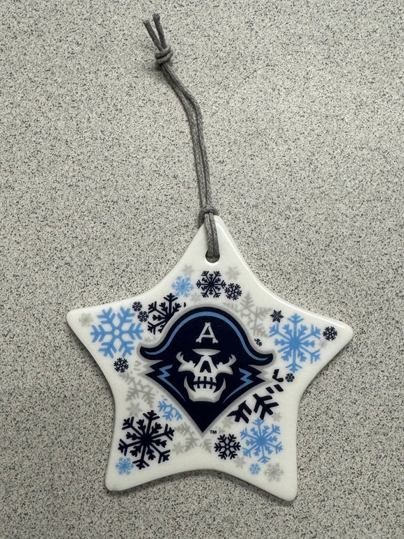 ORNAMENT CERAMIC STAR CREST