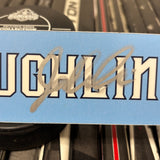 MCLAUGHLIN LIGHT BLUE 21-22 SIGNED NAMEPLATE