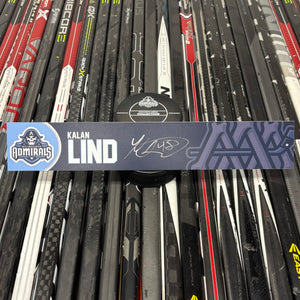 LIND NAVY 24-25 SIGNED NAMEPLATE