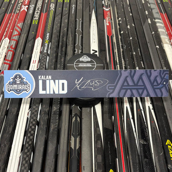 LIND NAVY 24-25 SIGNED NAMEPLATE