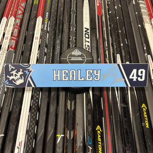 HEALEY LIGHT BLUE 21-22 SIGNED NAMEPLATE