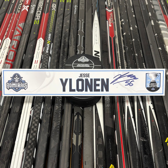 YLONEN PLAYOFF 24-25 SIGNED NAMEPLATE
