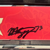 RIZZO RED-FAUX 25-26 SIGNED NAMEPLATE