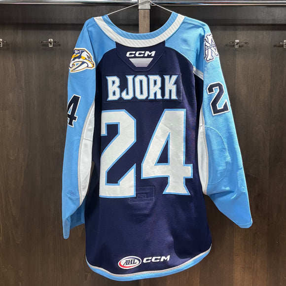 BJORK NAVY 24-25 AUTHENTIC JERSEY
