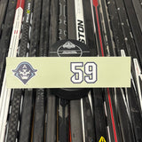 BLANK #59 UNSIGNED NAMEPLATE