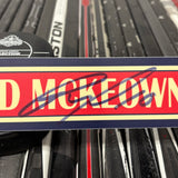 MCKEOWN FX-NAVY 23-24 SIGNED NAMEPLATE
