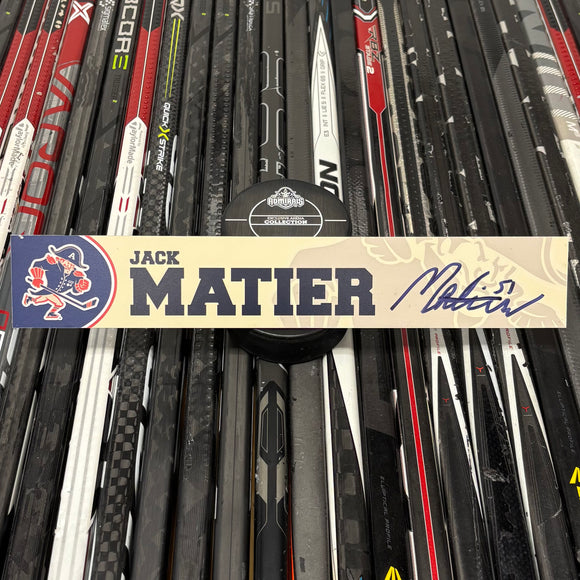 MATIER FX-CREAM 24-25 SIGNED NAMEPLATE