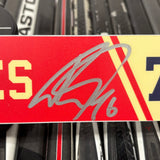 DAVIES FX-RED 21-22 SIGNED NAMEPLATE
