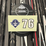 BLANK #76 UNSIGNED NAMEPLATE