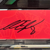 ENGLUND RED-FAUX 25-26 SIGNED NAMEPLATE
