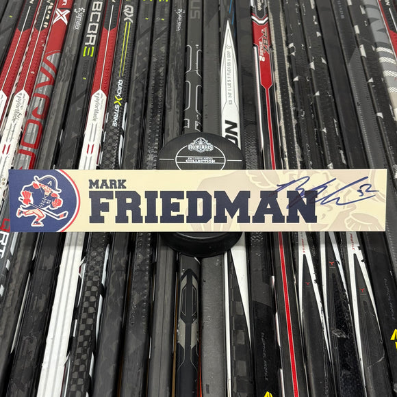 FRIEDMAN FX-CREAM 24-25 SIGNED NAMEPLATE
