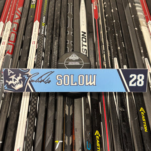 SOLOW LIGHT BLUE 21-22 SIGNED NAMEPLATE