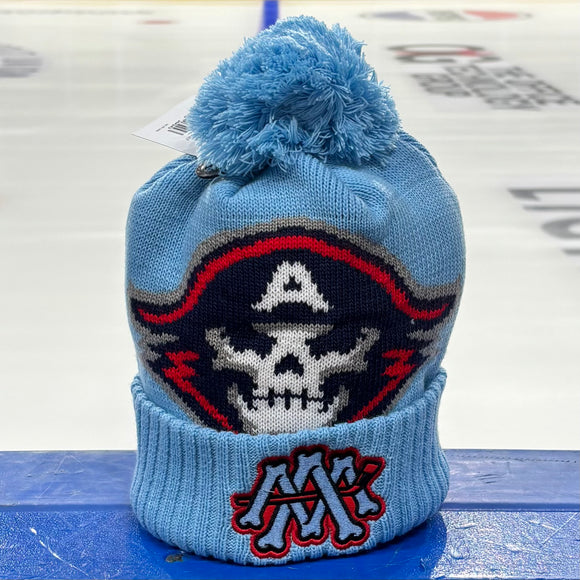 HAT KNIT CREST SDS RED POP