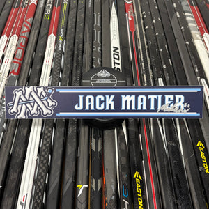 MATIER NAVY 23-24 SIGNED NAMEPLATE