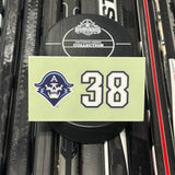 BLANK #38 UNSIGNED NAMEPLATE