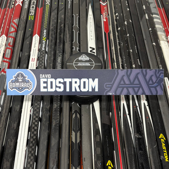 EDSTROM UNSIGNED NAMEPLATE