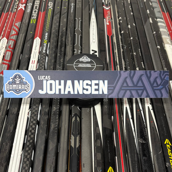 JOHANSEN UNSIGNED NAMEPLATE