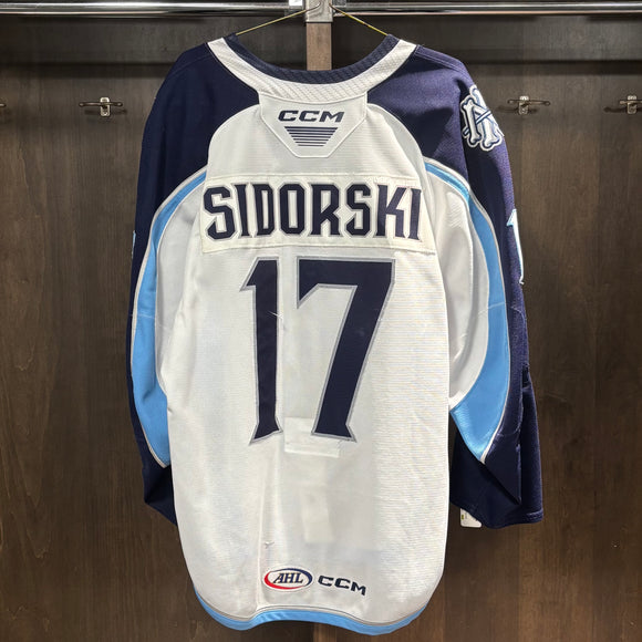 SIDORSKI WHITE 22-23 AUTHENTIC JERSEY
