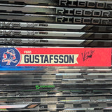 GUSTAFSSON RED-FAUX 25-26 SIGNED NAMEPLATE