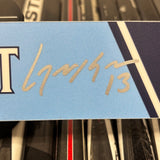KNOTT LIGHT BLUE 21-22 SIGNED NAMEPLATE
