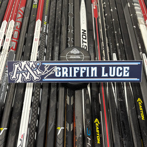 LUCE NAVY 23-24 SIGNED NAMEPLATE