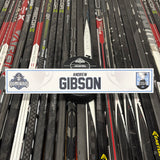 GIBSON UNSIGNED NAMEPLATE