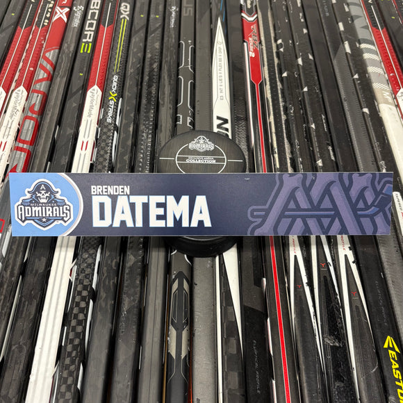 DATEMA UNSIGNED NAMEPLATE