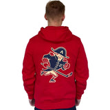 SWEATSHIRT PO HOOD FAUX BACK CCM  26