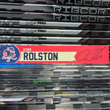 ROLSTON RED-FAUX 25-26 SIGNED NAMEPLATE