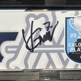 GUSTAFSSON WHITE PLAYOFFS 25-26 SIGNED NAMEPLATE