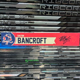 BANCROFT RED-FAUX 25-26 SIGNED NAMEPLATE