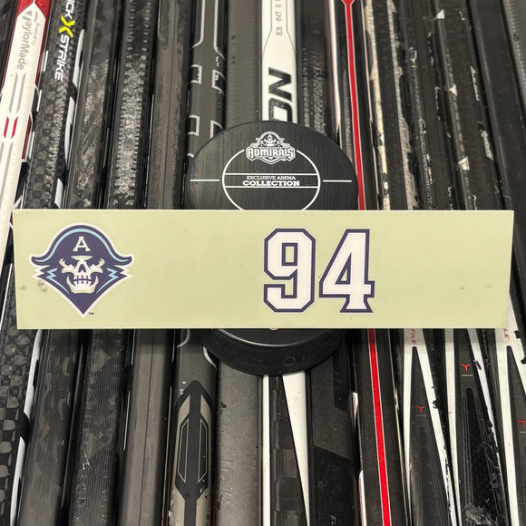 BLANK #94 UNSIGNED NAMEPLATE