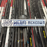 MCKEOWN WHITE 23-24 SIGNED NAMEPLATE