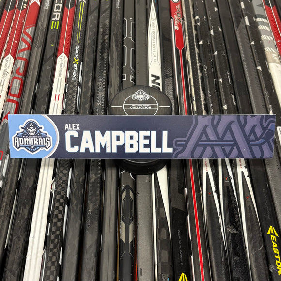 CAMPBELL UNSIGNED NAMEPLATE