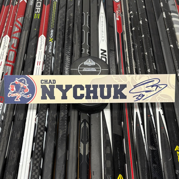 NYCHUCK FX-CREAM 24-25 SIGNED NAMEPLATE