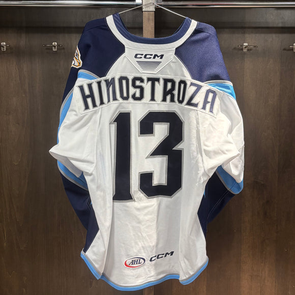 HINOSTROZA WHITE 24-25 AUTHENTIC JERSEY