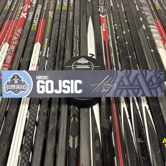 GOJSIC NAVY 24-25 SIGNED NAMEPLATE