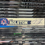 ROLSTON CREAM-FAUX 25-26 SIGNED NAMEPLATE