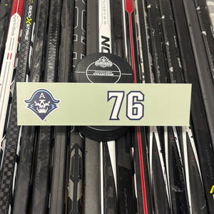 BLANK #76 UNSIGNED NAMEPLATE