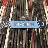 FARRANCE LIGHT BLUE 21-22 SIGNED NAMEPLATE