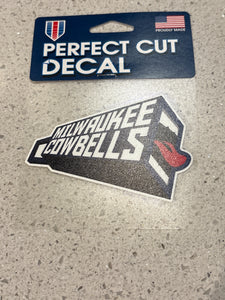 DECAL MKE COWBELL