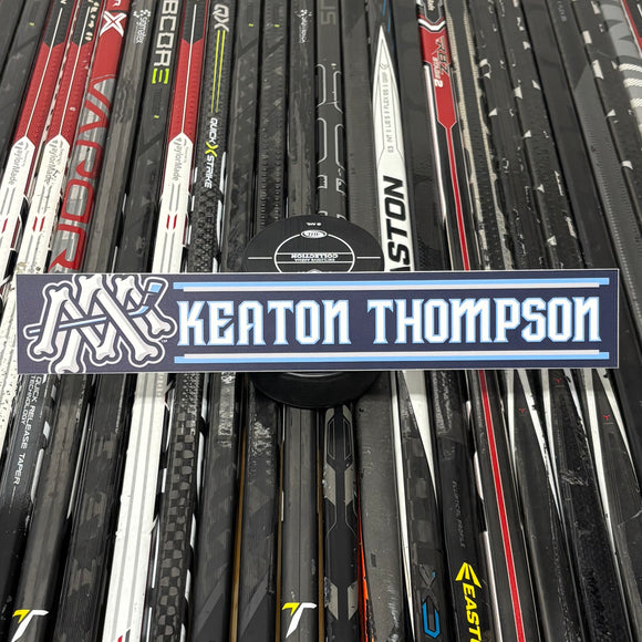 THOMPSON UNSIGNED NAMEPLATE