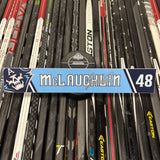 MCLAUGHLIN LIGHT BLUE 21-22 SIGNED NAMEPLATE