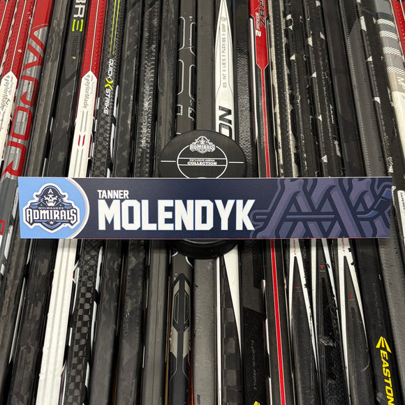 MOLENDYK UNSIGNED NAMEPLATE