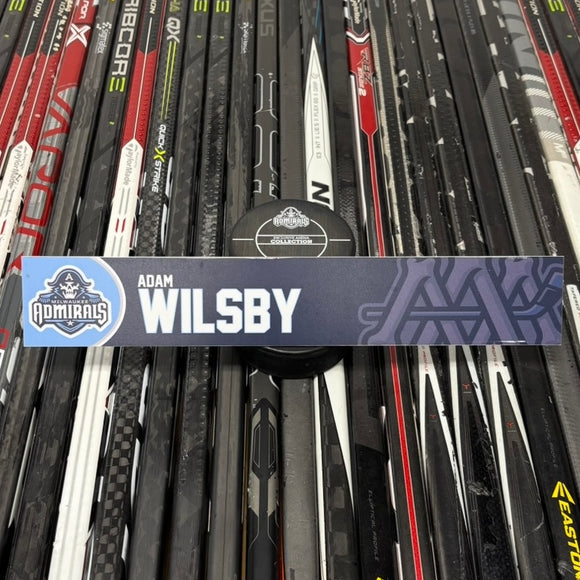 WILSBY UNSIGNED NAMEPLATE