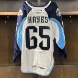 HAYES WHITE 25-26 AUTHENTIC JERSEY
