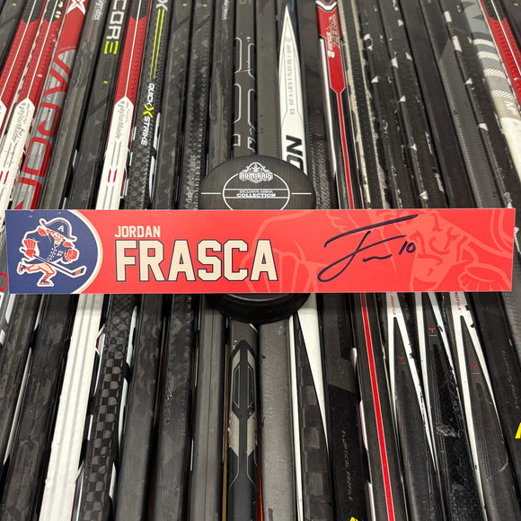 FRASCA FX-RED 24-25 SIGNED NAMEPLATE